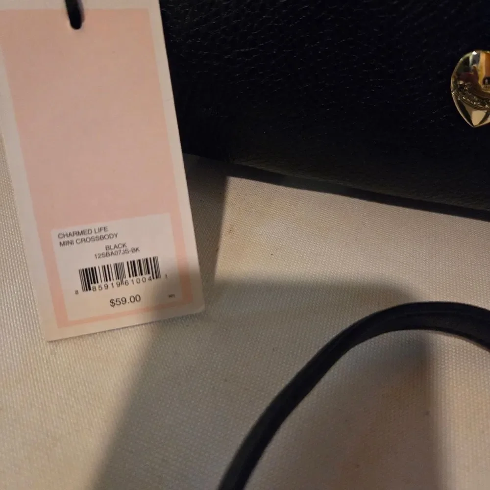 NWT Juicy Couture Black Crossbody Bag
